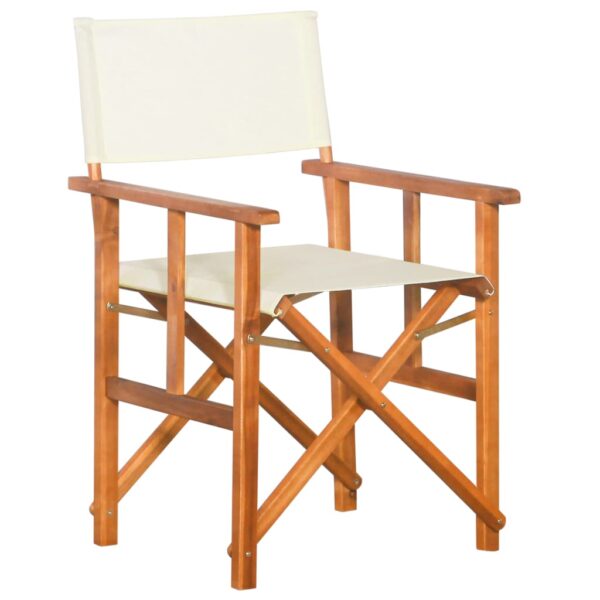 Director's Chair Solid Acacia Wood Brown